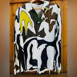 Our Legacy Printed Button Down Shirt Size L